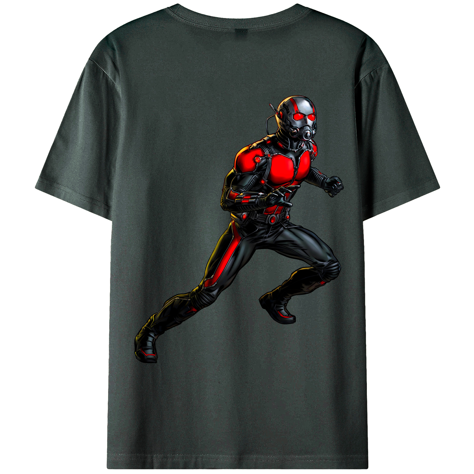 （画像用） アベンジャーズ The Avengers 綿100％ メンズ半袖Tシャツ（バックプリント） 通気性